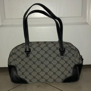 Ralph Lauren grey and black shoulder bag